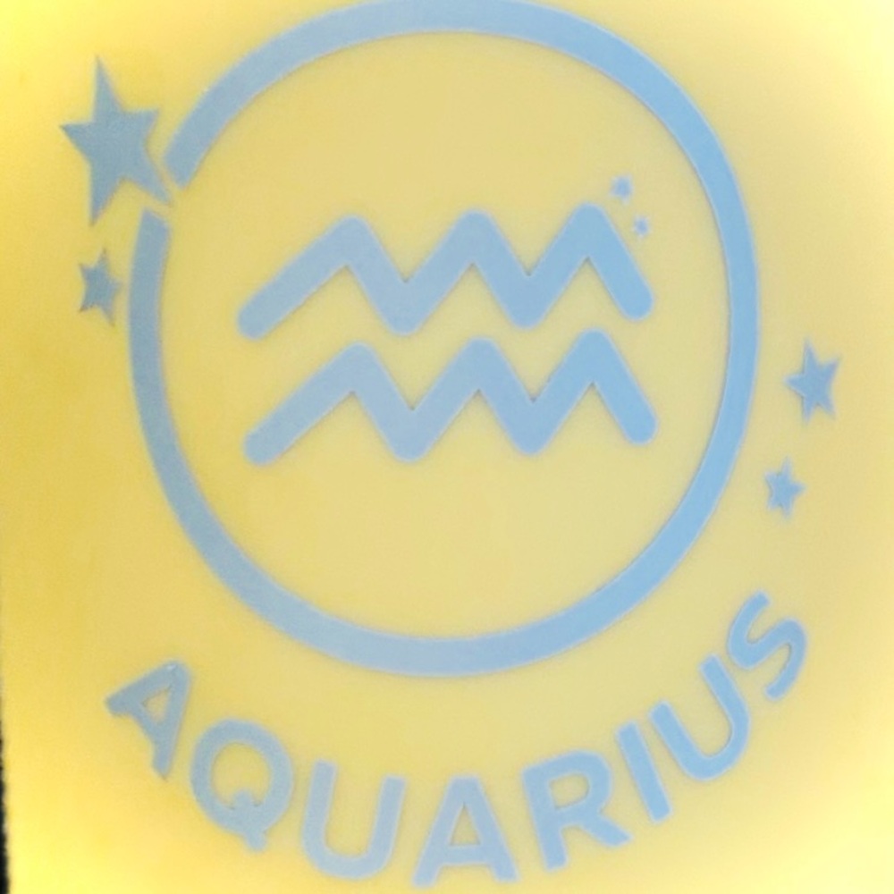 MODERN EXPRESSIONS | 22 oz | Aquarius Zodiac Astrology Straw Cold Drink Tumbler